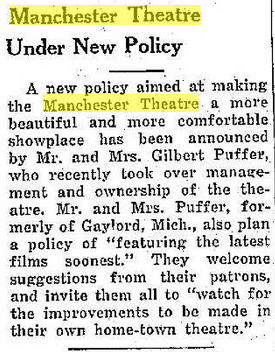 Manchester Theatre - July 1950 (newer photo)